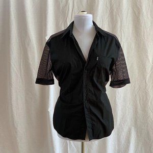 moschino large button down